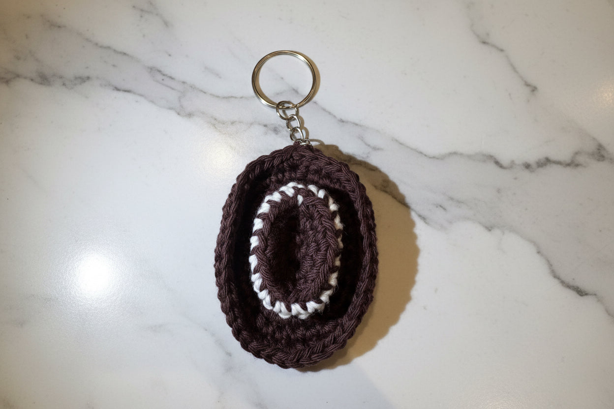 Cowboyhatt nøkkelring